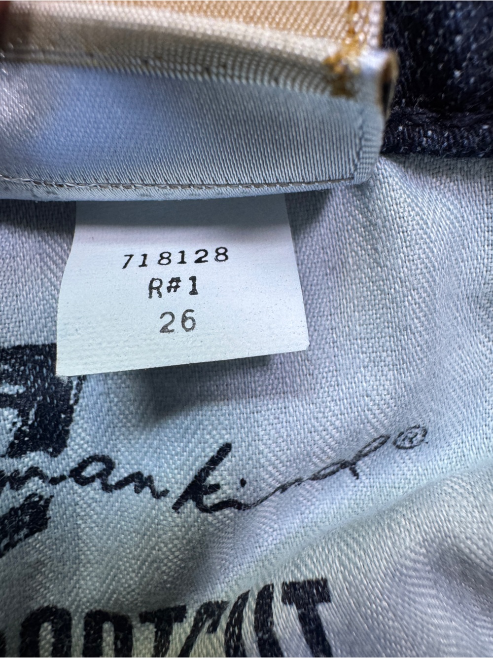 7 For All Mankind Bootcut Jeans Sz 26 Dark Wash Rare Pocket Detail - Picture 11 of 14
